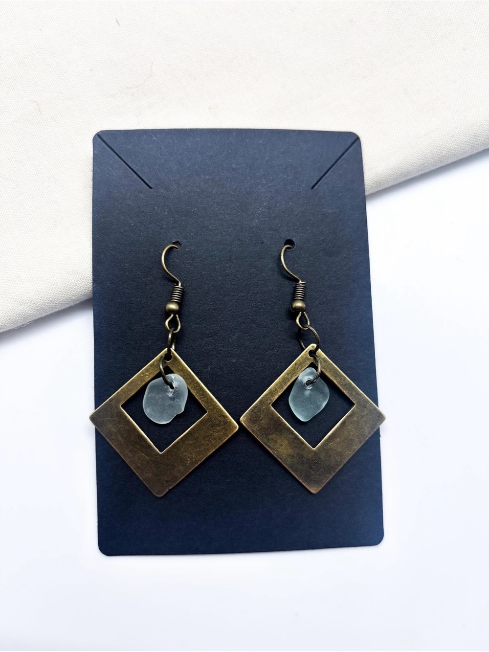 Handcrafted Genuine Seaglass Earrings